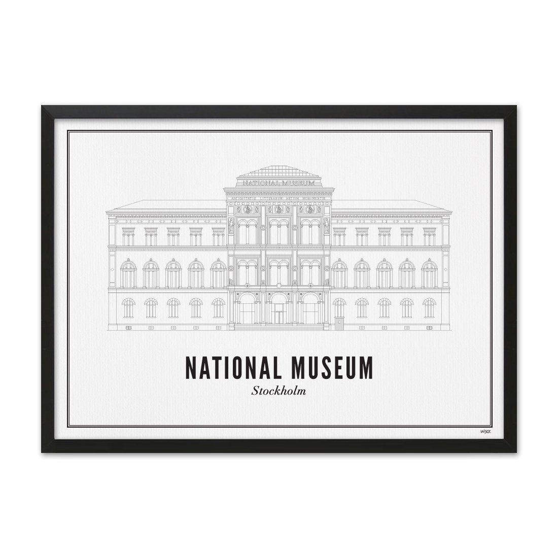 Poster of Stockholm - National Museum | WIJCK.